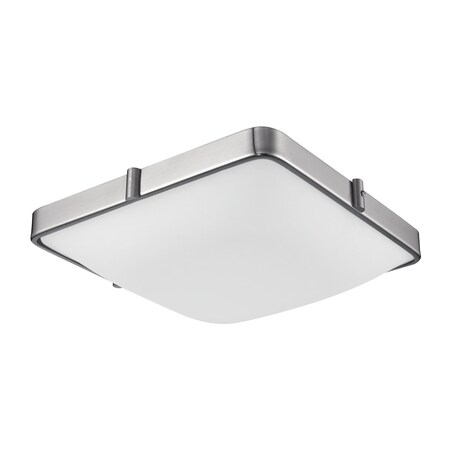 Kuzco Lighting Single Led Square Flush Mount Ceiling Fixture With White Opal Glass 501103-LED